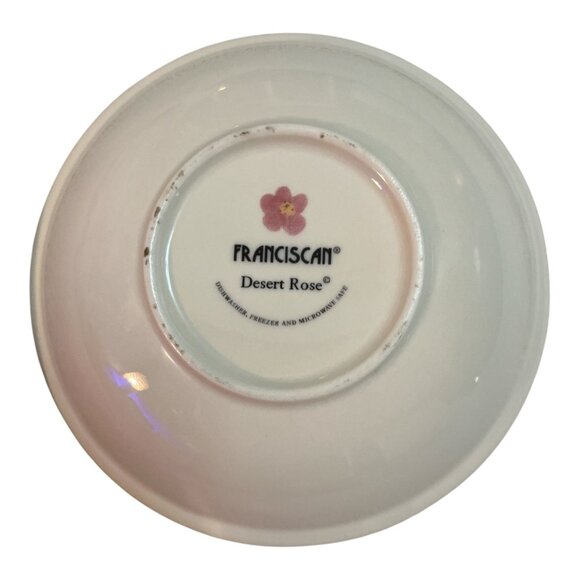 Franciscan Desert Rose 5" Fruit or Sauce Bowl – Made in China, 2000s - Picture 3 of 4